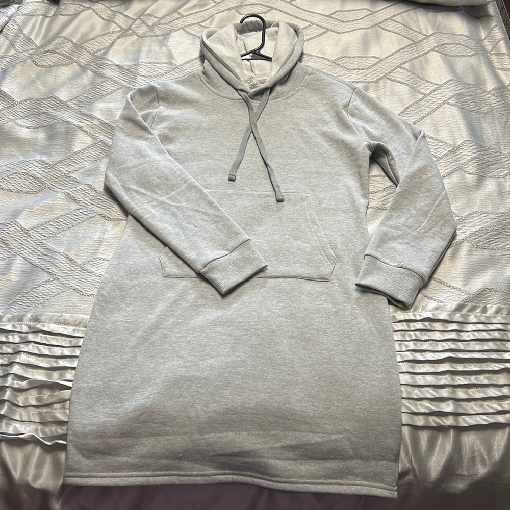 Grey Hoodie Dress